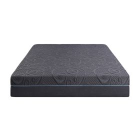 11-inch Queen Size Bed Mattress Gel-Infused Memory Foam Hybrid Mattress, Dark Gray, Mattress in a Box